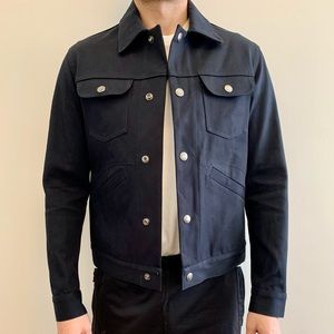 NWT Sandro Navy Trucker Jacket